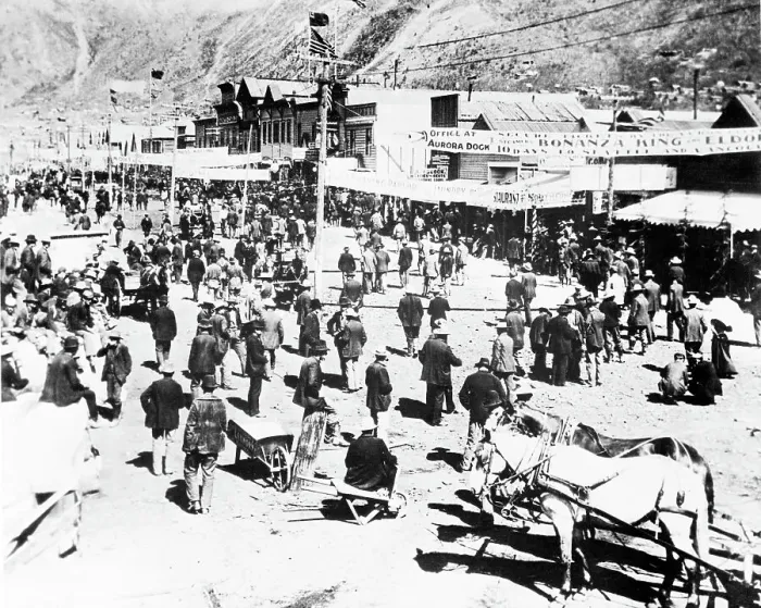 Framed Print : Dawson During the Klondike Gold Rush Framed Print : Dawson During the Klondike Gold Rush