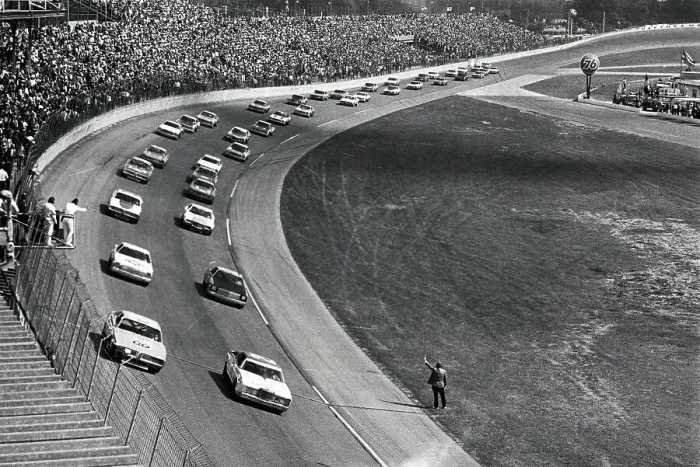 Framed Print : Daytona 500 Race at the Beginning Framed Print : Daytona 500 Race at the Beginning