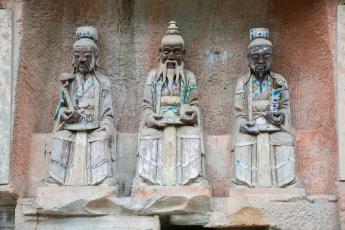Framed Print : DaZu rock carvings, SiChuan, China Framed Print : DaZu rock carvings, SiChuan, China