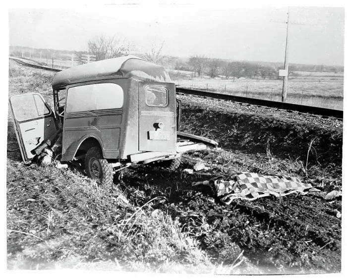 Framed Print : Deadly Truck Accident