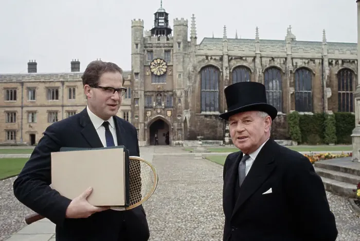 Framed Print : Dean And Head Porter, Trinity College Framed Print : Dean And Head Porter, Trinity College