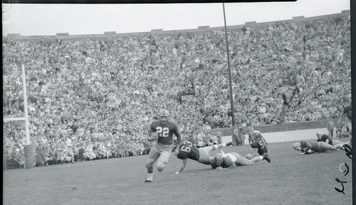 Framed Print : Dean Studer Running on Punt Return Framed Print : Dean Studer Running on Punt Return