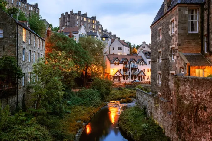 Framed Print : Dean Village, Edinburgh, Scotland Framed Print : Dean Village, Edinburgh, Scotland