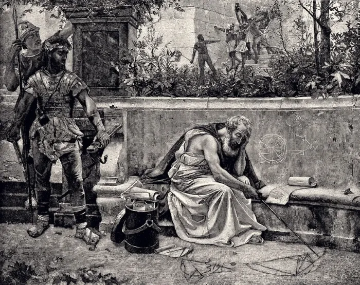 Framed Print : DEATH OF ARCHIMEDES (XXXL) Framed Print : DEATH OF ARCHIMEDES (XXXL)