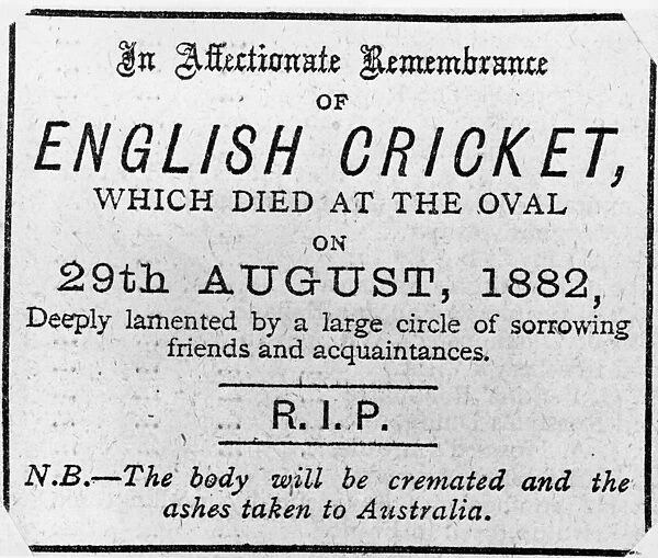 Death Of Cricket