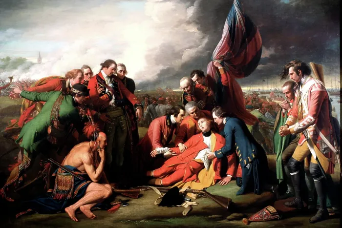 Framed Print : Death of General Wolfe