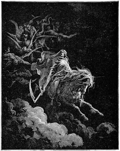 Death on the Pale Horse by Gustave Dore - 19th Century