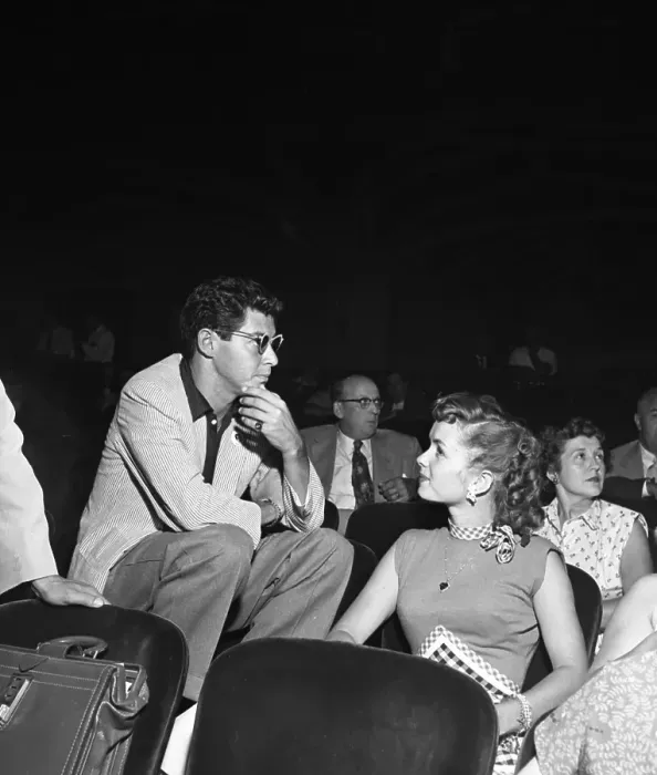 Framed Print : Debbie Reynolds and Eddie Fisher at NBC Coke Time TV Show Framed Print : Debbie Reynolds and Eddie Fisher at NBC Coke Time TV Show