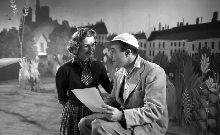 Framed Print : Debbie Reynolds Rehearses with Ezio Pinza Framed Print : Debbie Reynolds Rehearses with Ezio Pinza