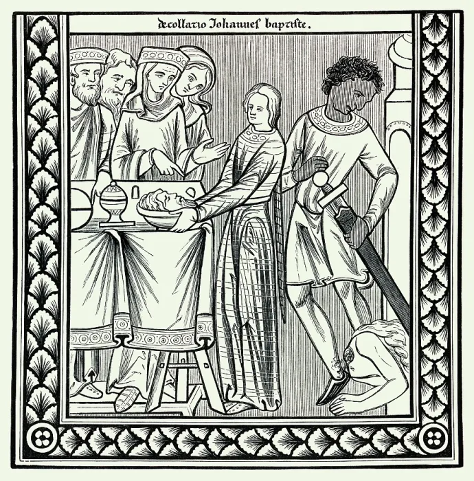 Framed Print : Decapitation of John the Baptist Framed Print : Decapitation of John the Baptist