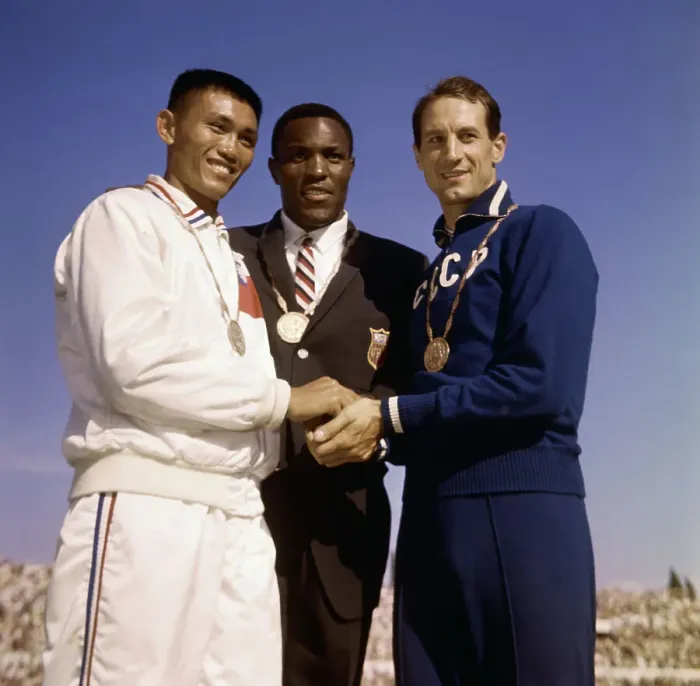 Framed Print : Decathlon Medalists at Rome Olympics Framed Print : Decathlon Medalists at Rome Olympics