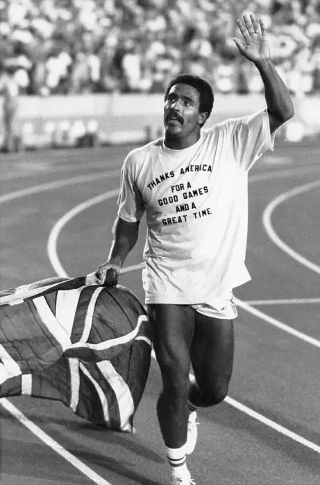 Framed Print : Decathlon Winner, Daley Thompson