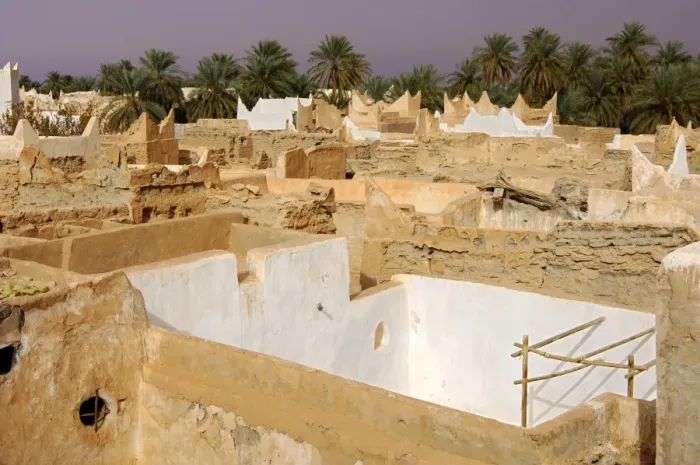 Framed Print : Decaying clay buildings in the old town of Ghadames, UNESCO world heritage, Libya Framed Print : Decaying clay buildings in the old town of Ghadames, UNESCO world heritage, Libya