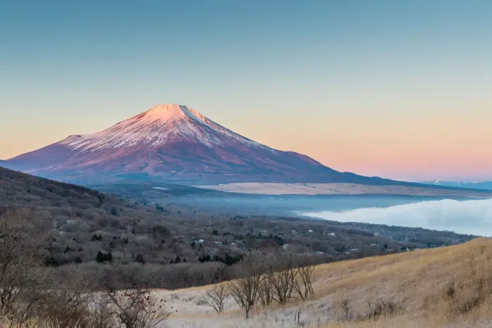 Framed Print : December Morning Fuji