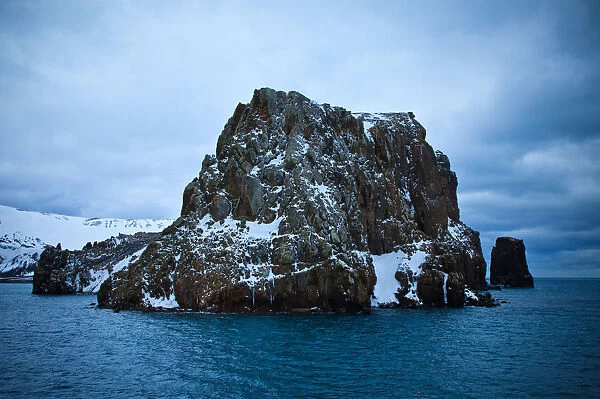 Deception island, an active volcano in South Shetland islands off Antarctic peninsula