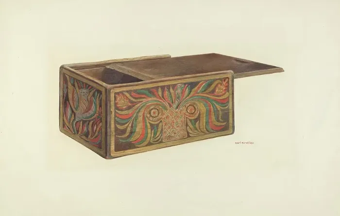 Framed Print : Decorated Box Framed Print : Decorated Box