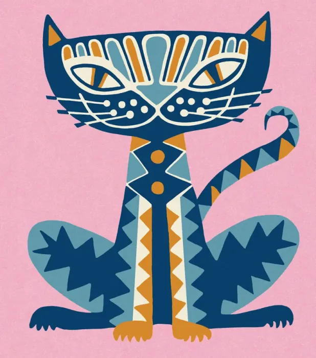 Framed Print : Decorated Cat Framed Print : Decorated Cat