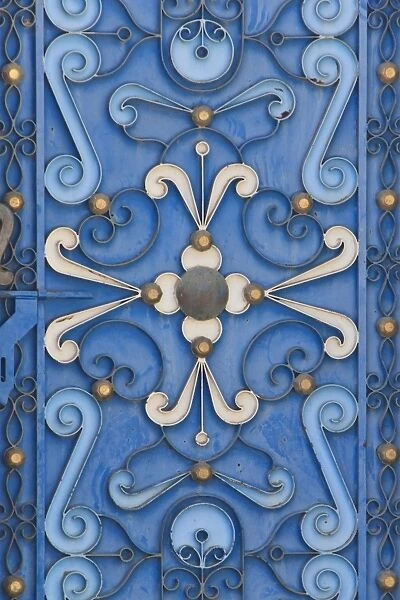 Decorated door, Izki, Ad Dakhiliyah, Oman
