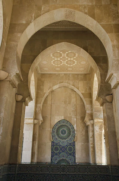 Decorative Arches In The Hassam Ii Mosque