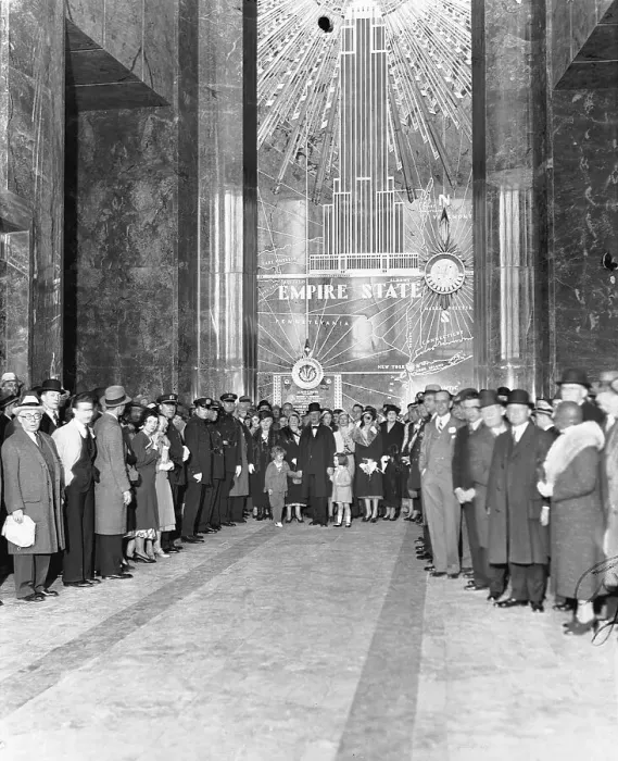 Framed Print : Dedication Ceremony of Empire State Building Framed Print : Dedication Ceremony of Empire State Building
