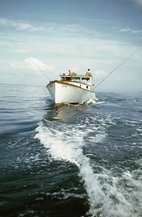 Framed Print : Deep Sea Fishing