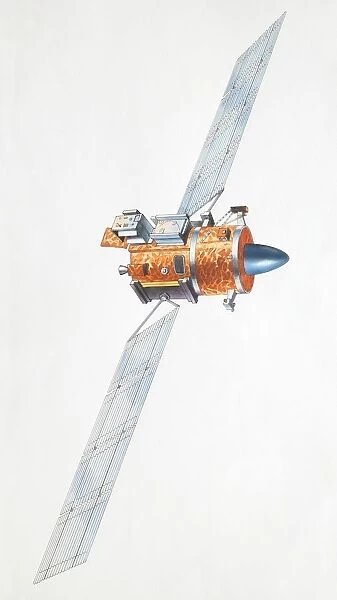 Deep Space 1 spacecraft, front view