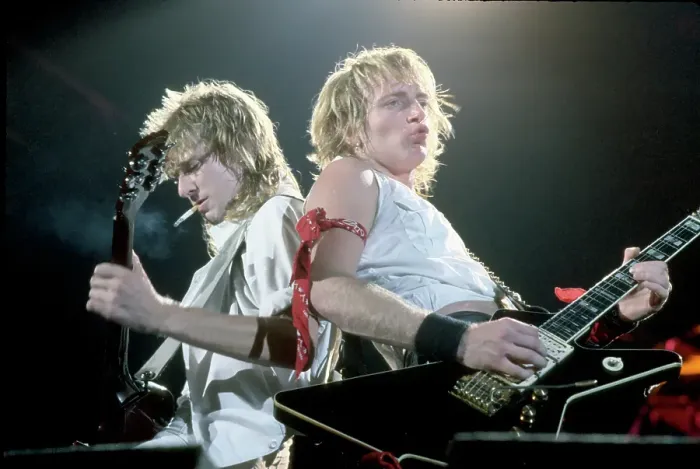 Framed Print : Def Leppard Performing Framed Print : Def Leppard Performing