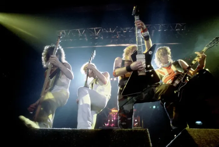 Framed Print : Def Leppard Performing Framed Print : Def Leppard Performing
