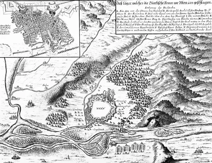 Framed Print : Defeat of the Ottoman Empire in Vienna in 1683: Turks camp at the end of the siege Framed Print : Defeat of the Ottoman Empire in Vienna in 1683: Turks camp at the end of the siege
