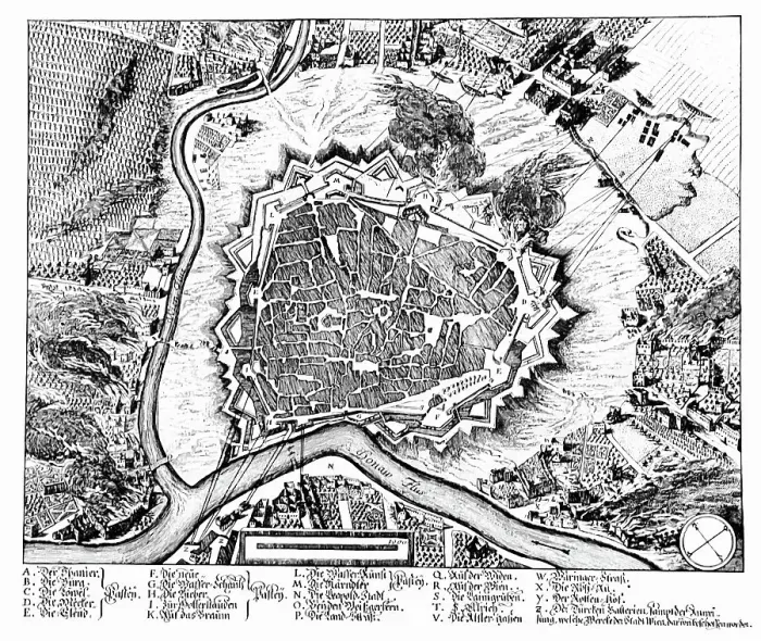 Framed Print : Defeat of the Ottoman Empire in Vienna in 1683: Vienna with the destroyed suburbs Framed Print : Defeat of the Ottoman Empire in Vienna in 1683: Vienna with the destroyed suburbs