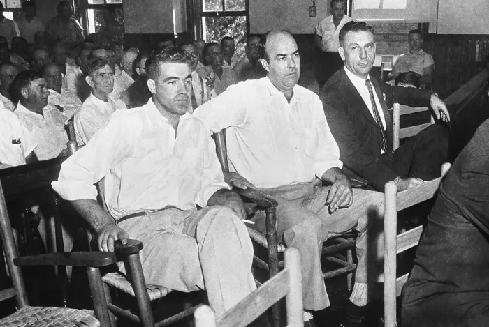 Framed Print : Defendants in Emmett Till Murder Trial