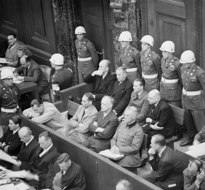 Framed Print : Defendants at Nuremburg War Crimes Trial Framed Print : Defendants at Nuremburg War Crimes Trial