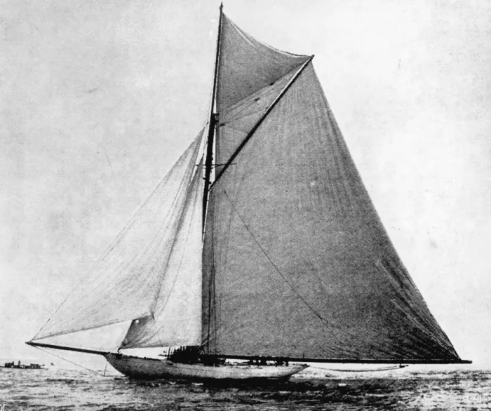 Framed Print : Defender, victorious United States defender of the tenth Americas Cup in 1895 Framed Print : Defender, victorious United States defender of the tenth Americas Cup in 1895