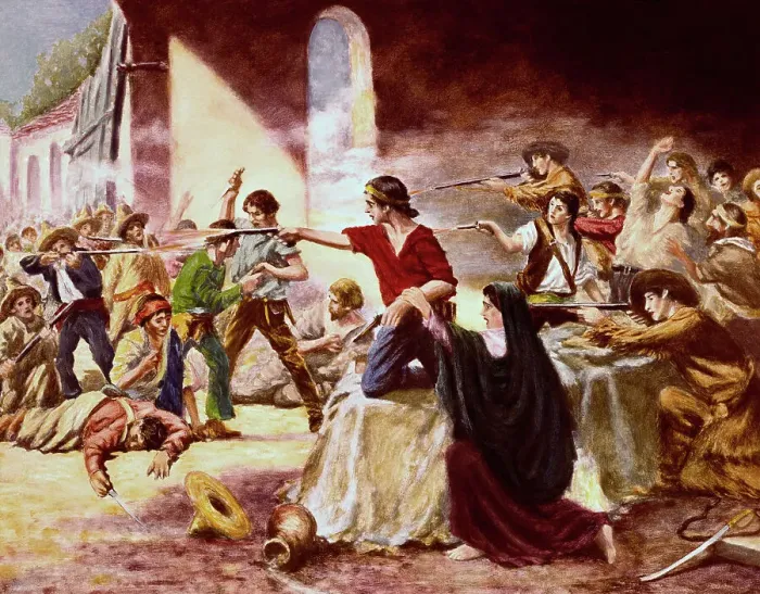 Framed Print : In Defense of the Alamo
