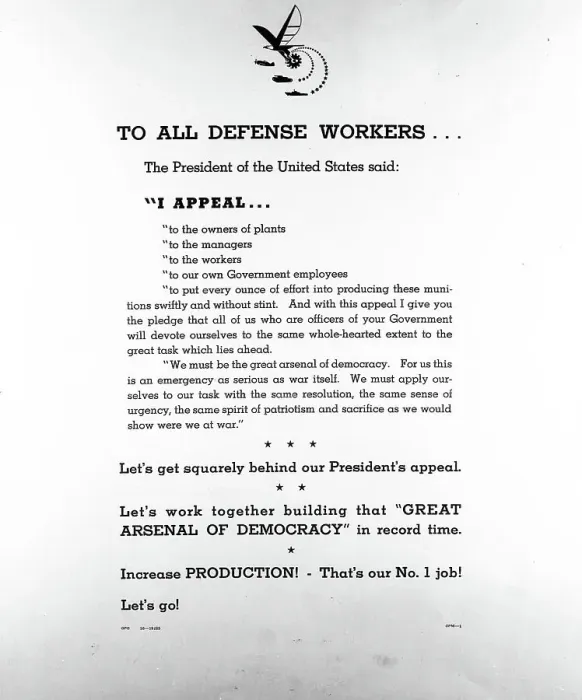 Framed Print : Defense Commission Poster