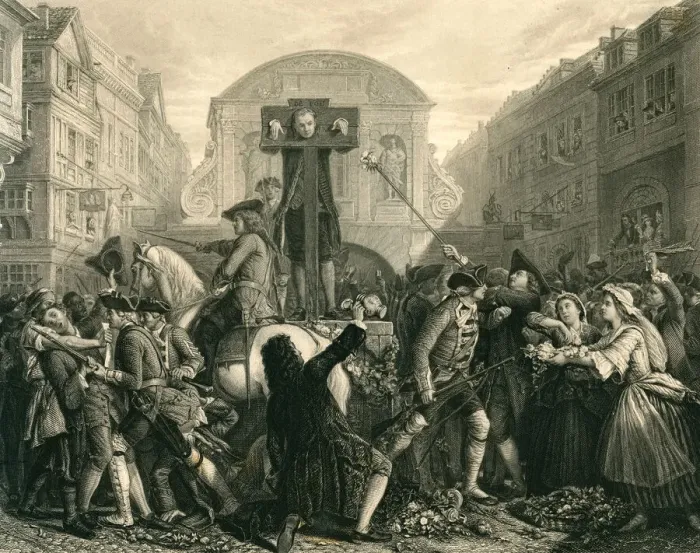 Framed Print : Defoe in the pillory (XXXL) Framed Print : Defoe in the pillory (XXXL)