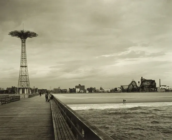 Framed Print : Defunct parachute ride at Coney Island amusement park Framed Print : Defunct parachute ride at Coney Island amusement park