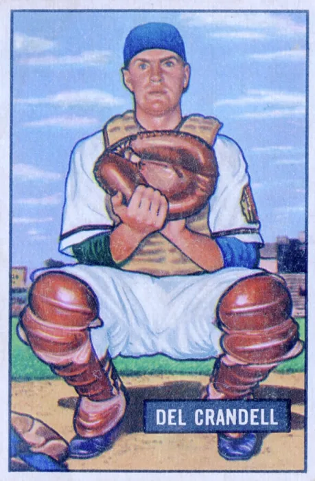 Framed Print : Del Crandall Baseball Card Framed Print : Del Crandall Baseball Card