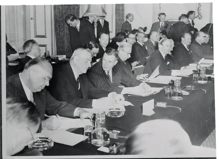 Framed Print : Delegate Attending a NATO Signing Framed Print : Delegate Attending a NATO Signing
