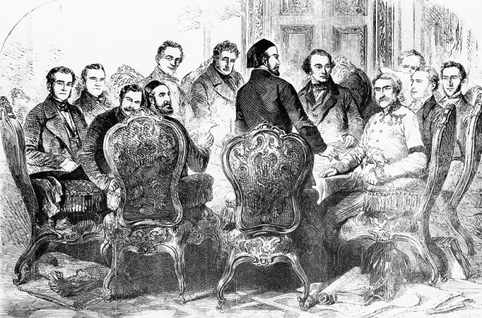 Framed Print : Delegates of the Great Powers at Conference Framed Print : Delegates of the Great Powers at Conference