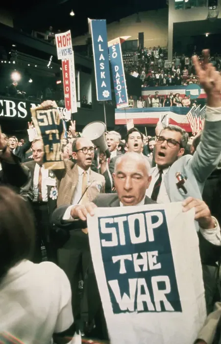 Framed Print : Delegates Protesting Framed Print : Delegates Protesting