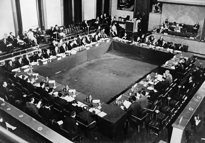 Framed Print : Delegates Sitting at Tables Framed Print : Delegates Sitting at Tables