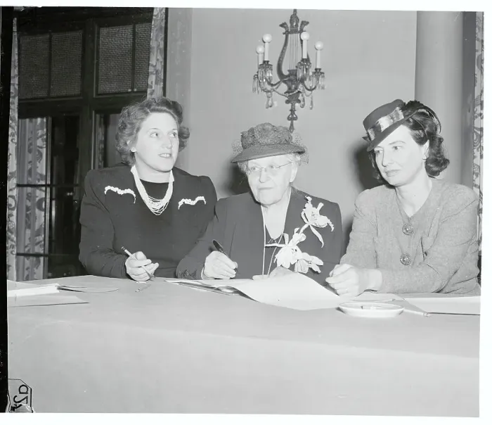 Framed Print : Delegates of Woman's Centennial Congress Framed Print : Delegates of Woman's Centennial Congress