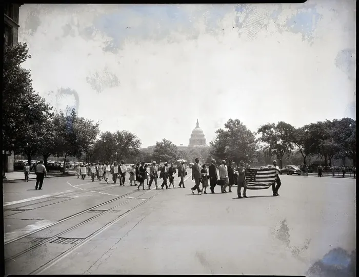 Framed Print : Delegation Demonstrates At The Capitol