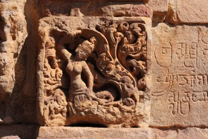 Framed Print : Delicate carving on Virupaksha Temple walls Framed Print : Delicate carving on Virupaksha Temple walls