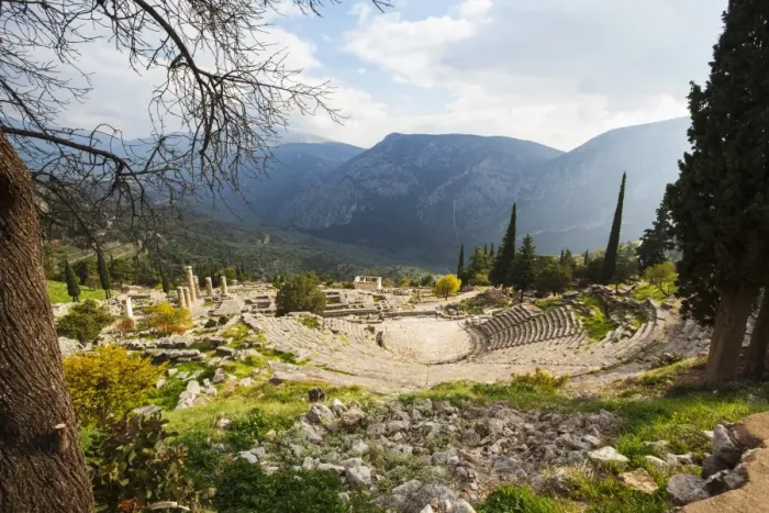 Framed Print : Delphi Theatre