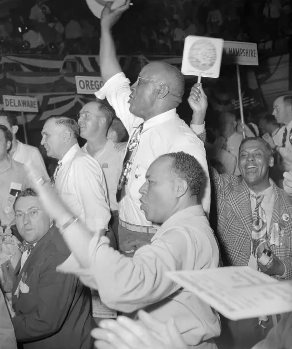 Framed Print : Democratic Delegates Booing at Alabama Delegates Framed Print : Democratic Delegates Booing at Alabama Delegates