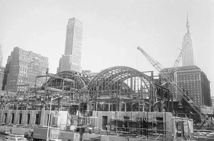 Framed Print : Demolition of Old Penn Station Framed Print : Demolition of Old Penn Station
