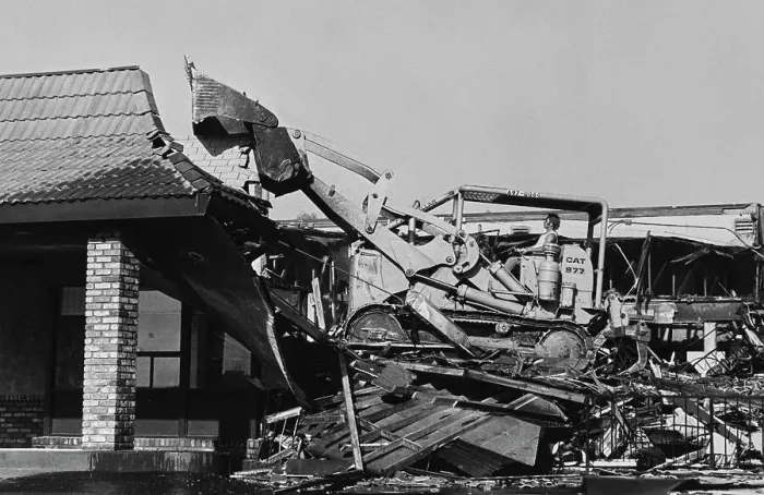 Framed Print : Demolition Of San Ysidro McDonald's Framed Print : Demolition Of San Ysidro McDonald's
