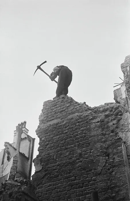 Framed Print : Demolition Worker Framed Print : Demolition Worker